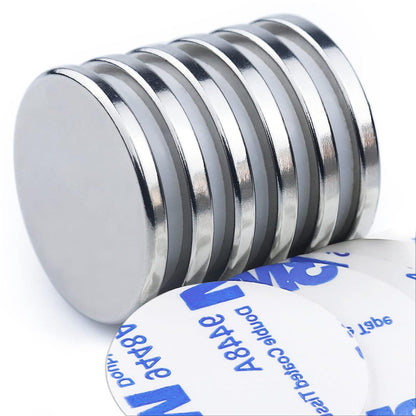 DIYMAG Strong Magnets,6 Pack with Double Sided Adhesive Backing Powerful