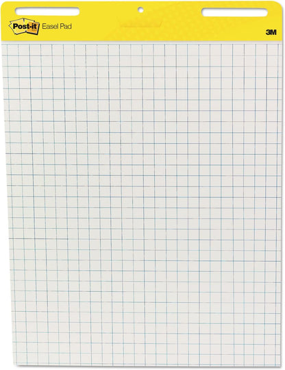 Post-it Super Sticky Easel Pad, 25 x 30 in, White Grid, 2 Pads