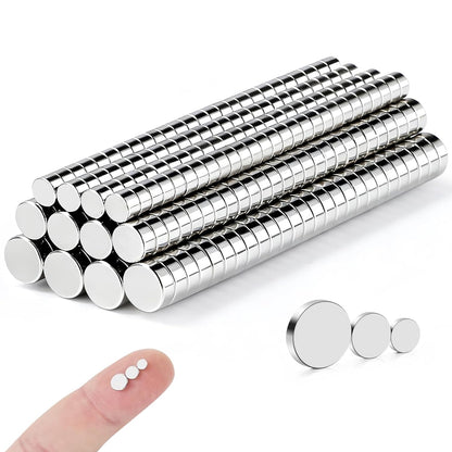 TRYMAG 40Pcs Small Rare Earth Refrigerator Magnets, 8x3mm