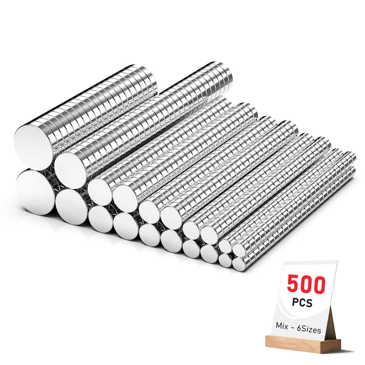 350Pcs Magnets for 3D Printing, Rare Earth Magnets for Crafts