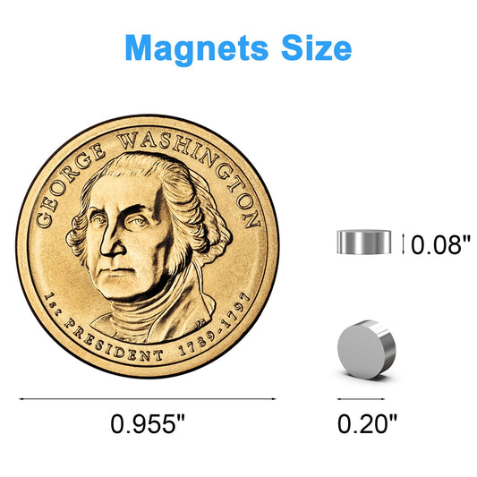 Magnets for Crafts, 5x2mm Small Round Magnetic 250 Pack