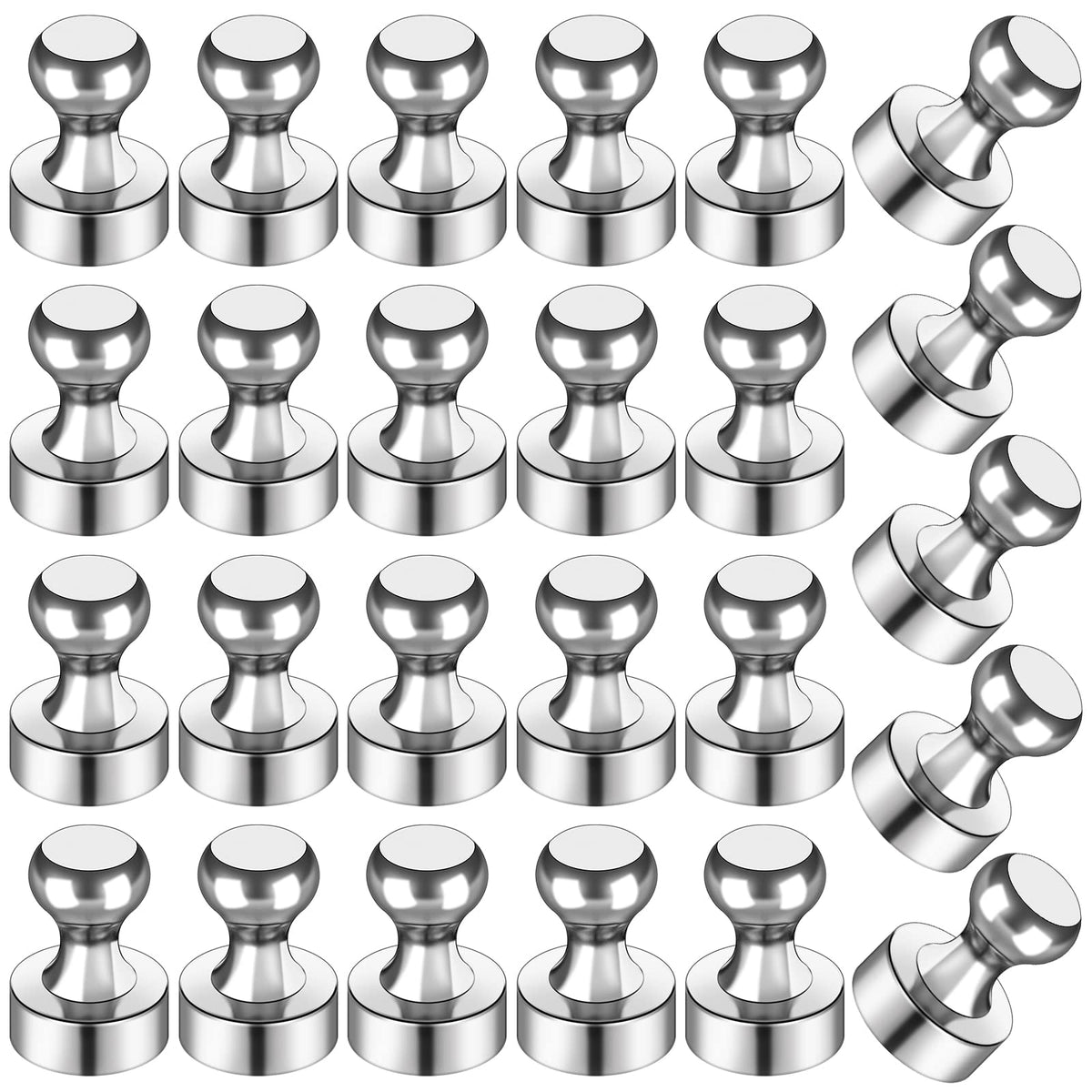 LOVIMAG Fridge Magnets 12 Pack Magnet Refrigerator Locker Whiteboard Black