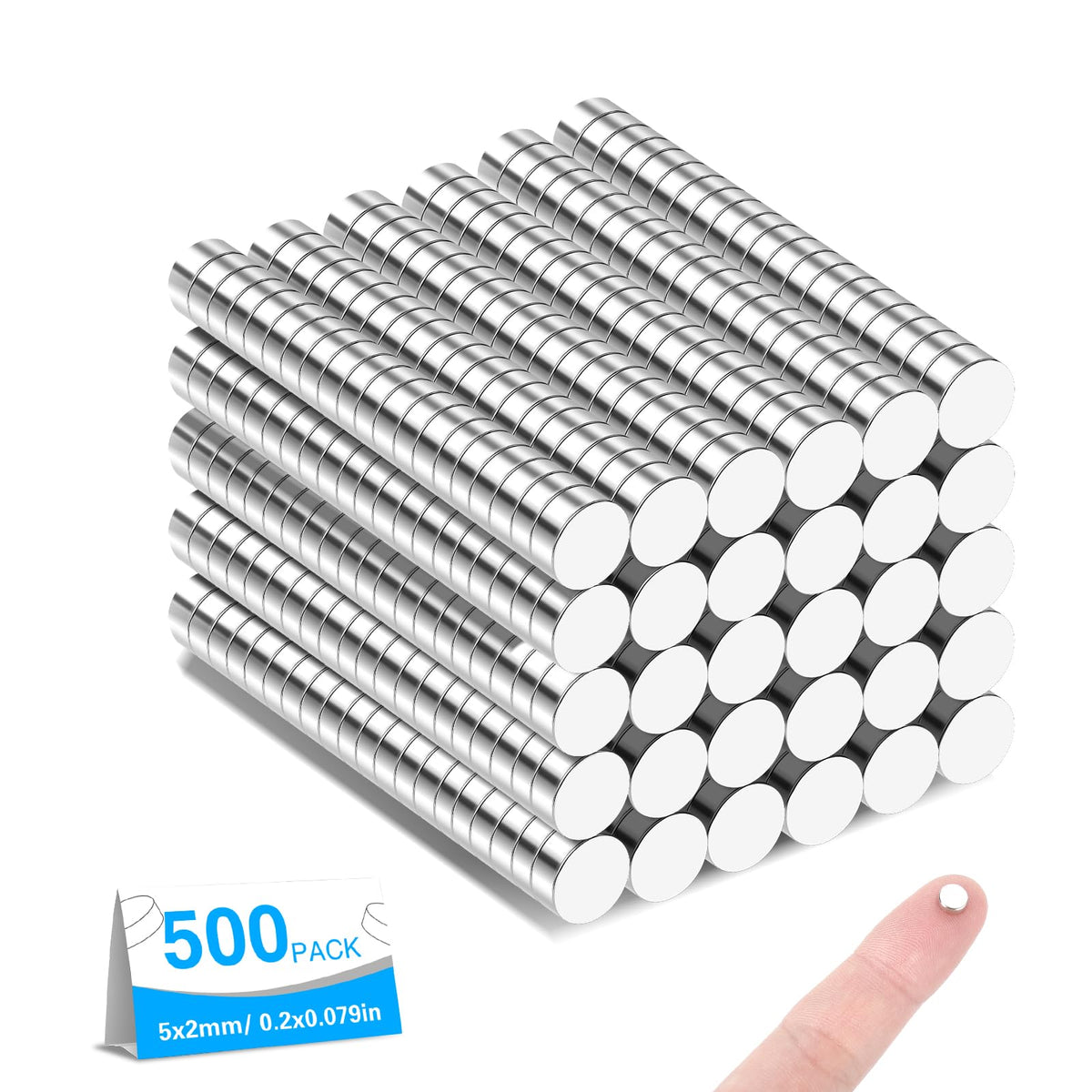 BEST CHOICE MAGNETS Small Magnets, 30 Pack Refrigerator Magnets 12x3mm