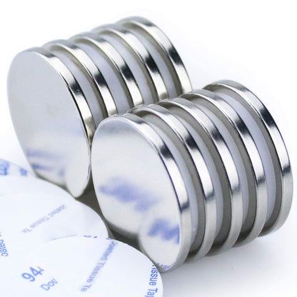 DIYMAG Strong Magnets,6 Pack with Double Sided Adhesive Backing Powerful