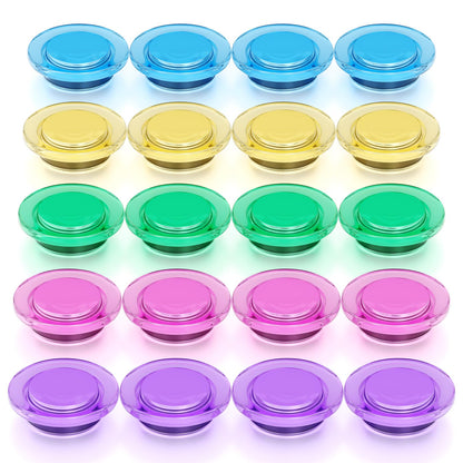 Grtard 45 Pcs Colorful Magnets for Whiteboard, Round Fridge Magnets