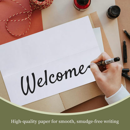 Blank Tent Cards Printable 3.5" x 11" 100 Sheets
