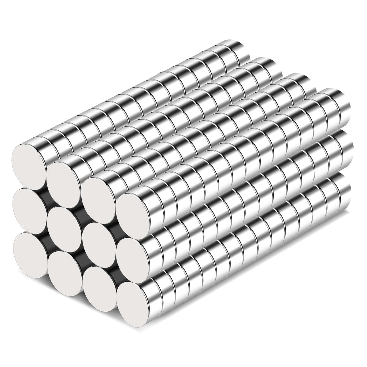 TRYMAG 40Pcs Small Rare Earth Refrigerator Magnets, 8x3mm