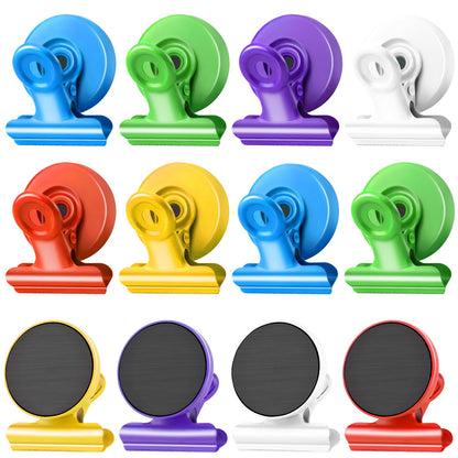 Grtard 12 Pack Magnetic Clips, Fridge Magnets Refrigerator Magnets