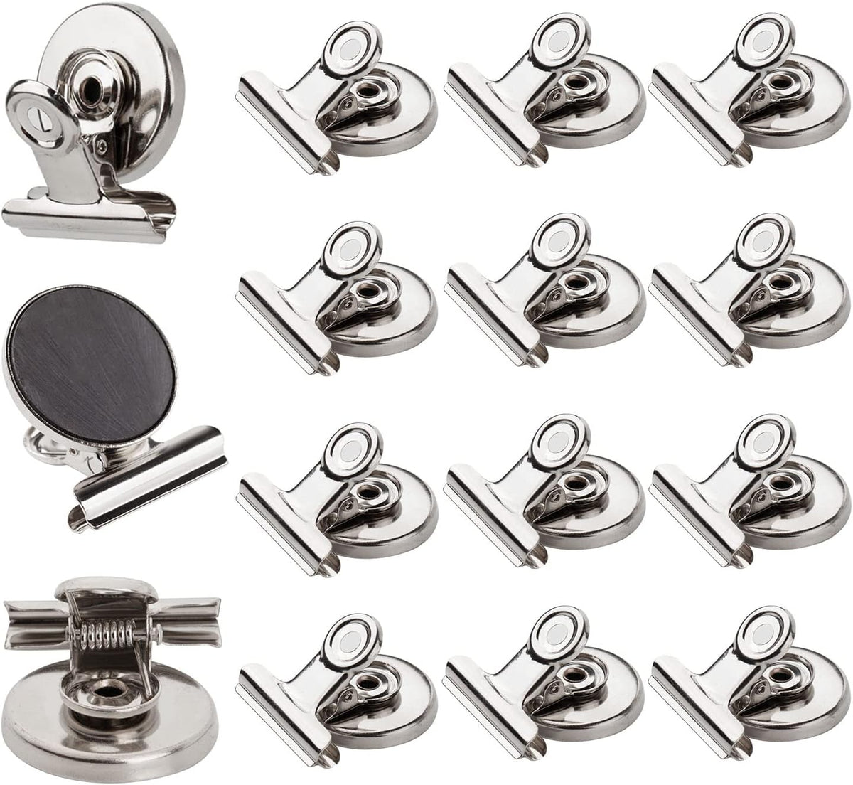 Strong Magnetic Clips, 12Pack Fridge Magnets Clips Heavy Duty