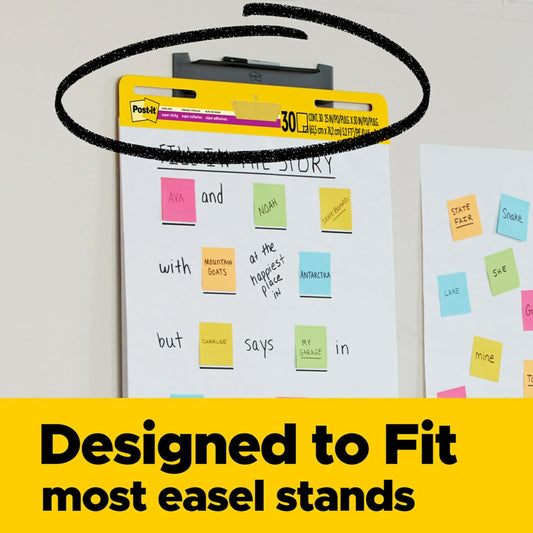 Post-it Super Sticky Easel Pad, 25 x 30 in, White, 4 Pads