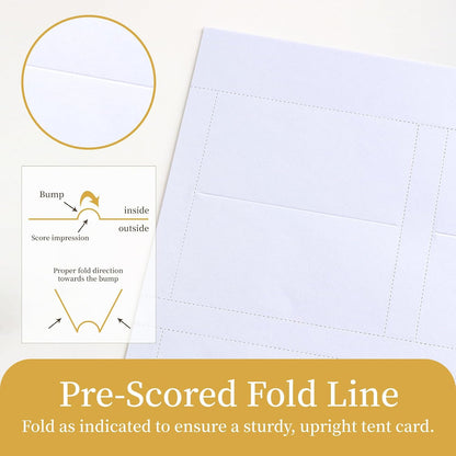 2"x3.5" White Place Cards 160 Pcs