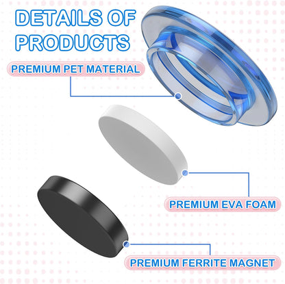 Grtard 45 Pcs Colorful Magnets for Whiteboard, Round Fridge Magnets