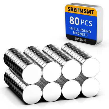 Small Magnets, 7 Sizes Neodymium Magnets for Crafts, 290 Pack