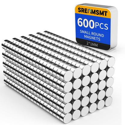 Small Magnets, 7 Sizes Neodymium Magnets for Crafts, 290 Pack