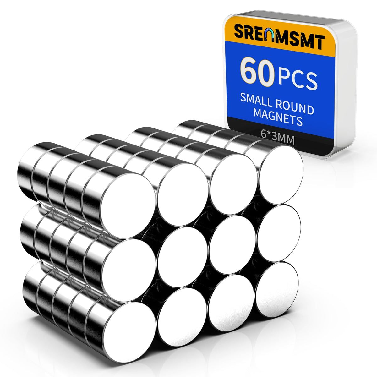 Small Magnets, 7 Sizes Neodymium Magnets for Crafts, 290 Pack