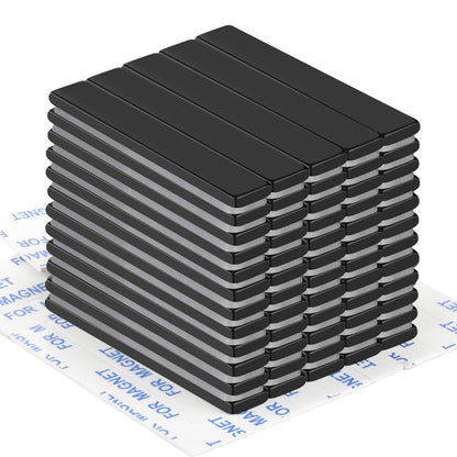DIYMAG Strong Magnets, 12 Pack Neodymium Magnetic Strips Adhensive Backing