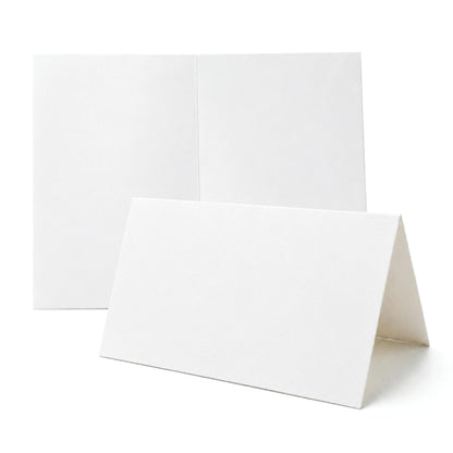 40Pcs Blank Tent Place Cards, 3.5*11Inch Table Setting Name Seating Labels