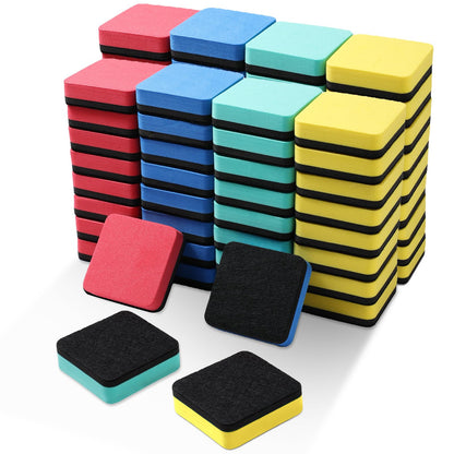 XKDOUS 12 Pack Magnetic Whiteboard Dry Erase Erasers for Classroom, Office