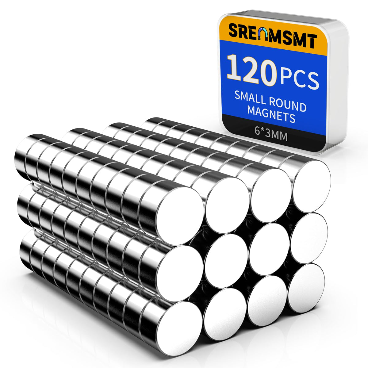 Small Magnets, 7 Sizes Neodymium Magnets for Crafts, 290 Pack
