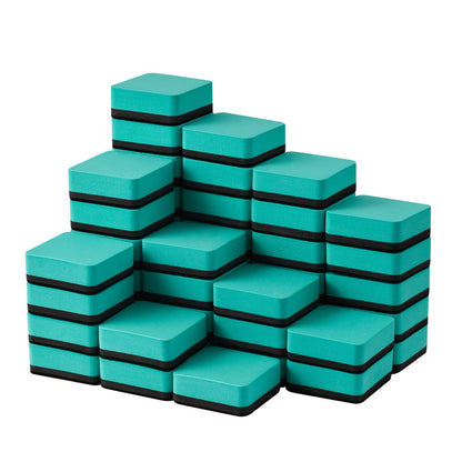 Favourde 48 Pack Magnetic Whiteboard Dry Erase Erasers for Classroom School