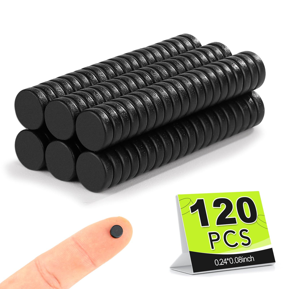 BEST CHOICE MAGNETS Small Magnets, 30 Pack Refrigerator Magnets 12x3mm