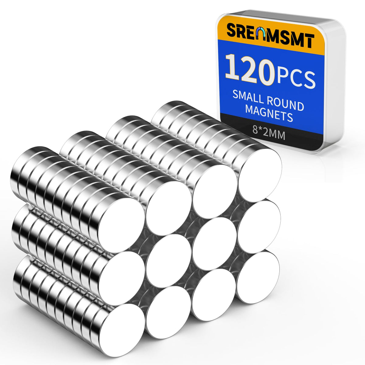 Small Magnets, 7 Sizes Neodymium Magnets for Crafts, 290 Pack