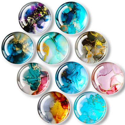 FINDMAG 12 Pack Fridge Magnets, Refrigerator Magnets Decorative for Locker