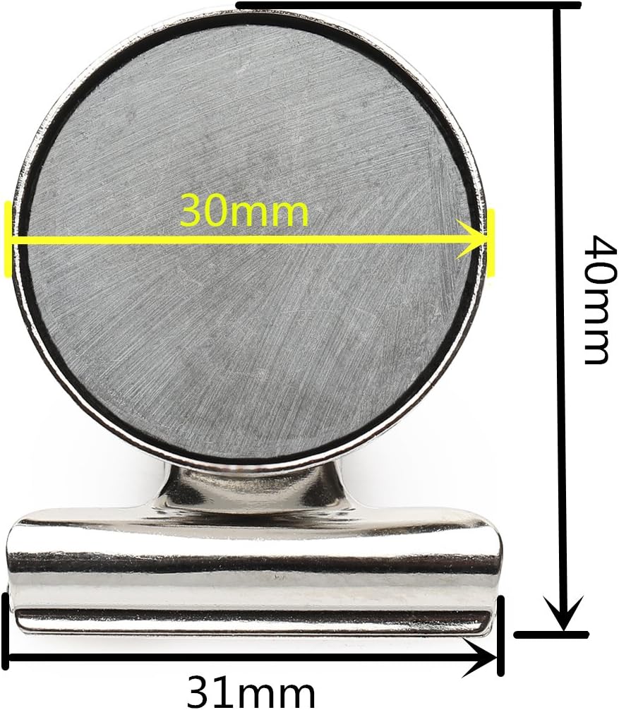 Strong Magnetic Clips, 12Pack Fridge Magnets Clips Heavy Duty