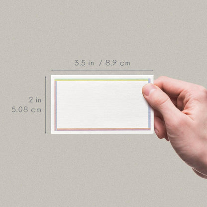 Place Cards for Weddings, 100-Count Table Name Cards, Blank Tent Cards, Seating Placecards for Dinner Parties, Banquets, Events, Pastel Promise