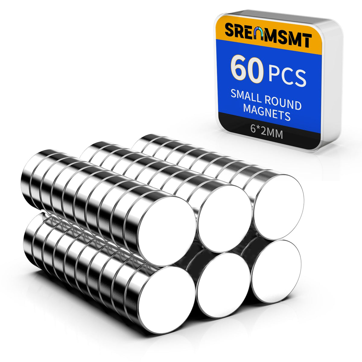 Small Magnets, 7 Sizes Neodymium Magnets for Crafts, 290 Pack