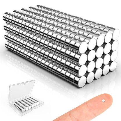 Magnets for Crafts, 5x2mm Small Round Magnetic 250 Pack