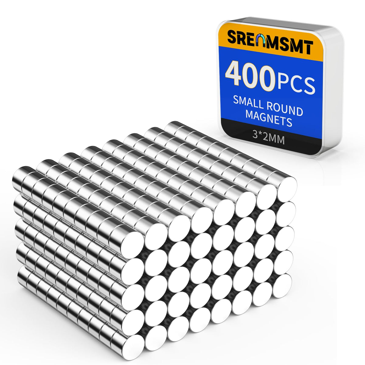 Small Magnets, 7 Sizes Neodymium Magnets for Crafts, 290 Pack