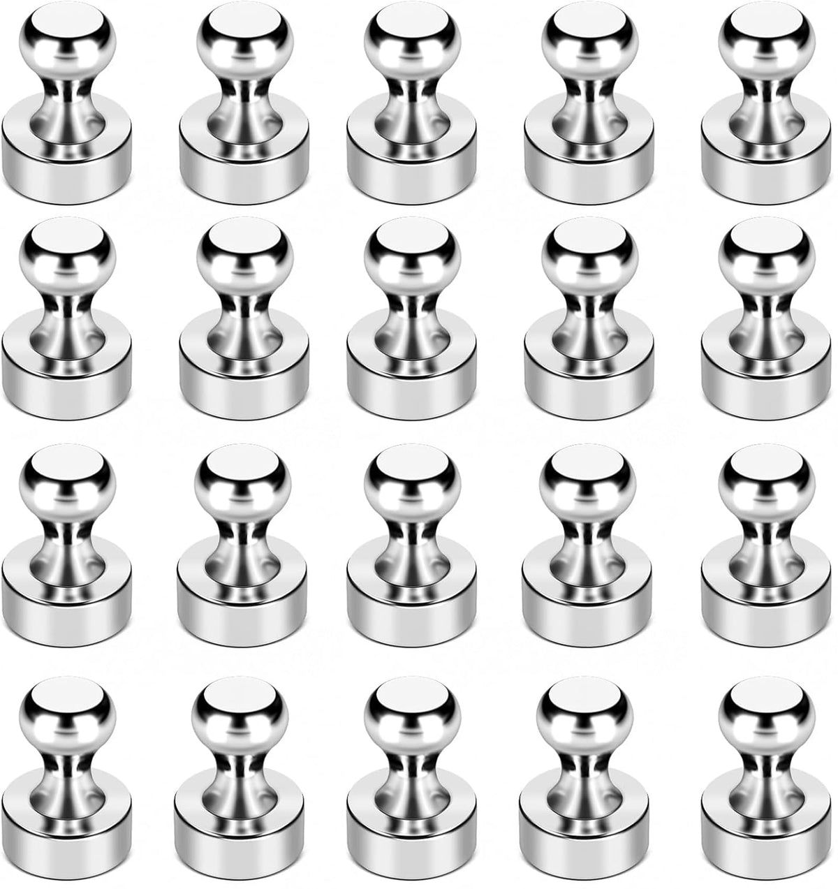 LOVIMAG Fridge Magnets 12 Pack Magnet Refrigerator Locker Whiteboard Black