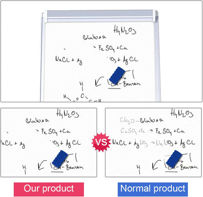 Maxtek Easel Whiteboard 36 x 24 in, Stand Tripod with Height Adjustable