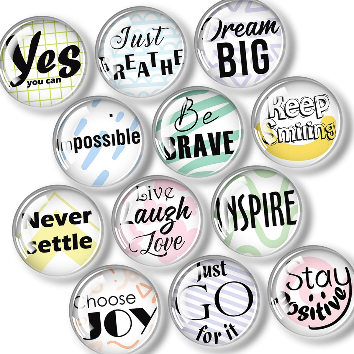FINDMAG 12 Pack Fridge Magnets, Refrigerator Magnets Decorative for Locker