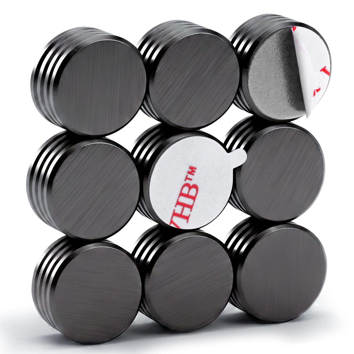 DIYMAG Strong Adhesive Magnets, 90pcs 0.7x0.12in Fridge Magnet