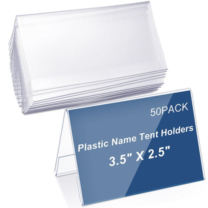 15 Pieces Acrylic Name Plate for Desk, 11" X 4.25" Name Tent for Meeting