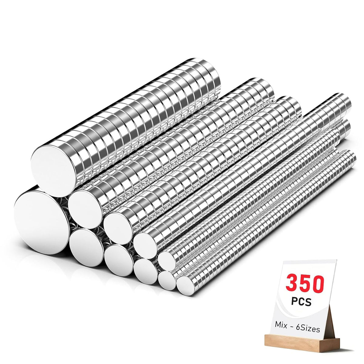 350Pcs Magnets for 3D Printing, Rare Earth Magnets for Crafts