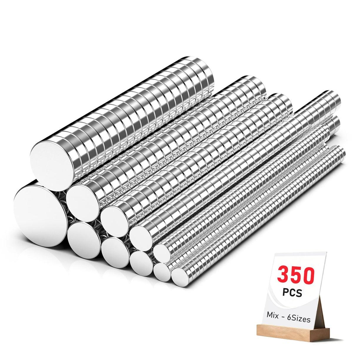 350Pcs Magnets for 3D Printing, Rare Earth Magnets for Crafts