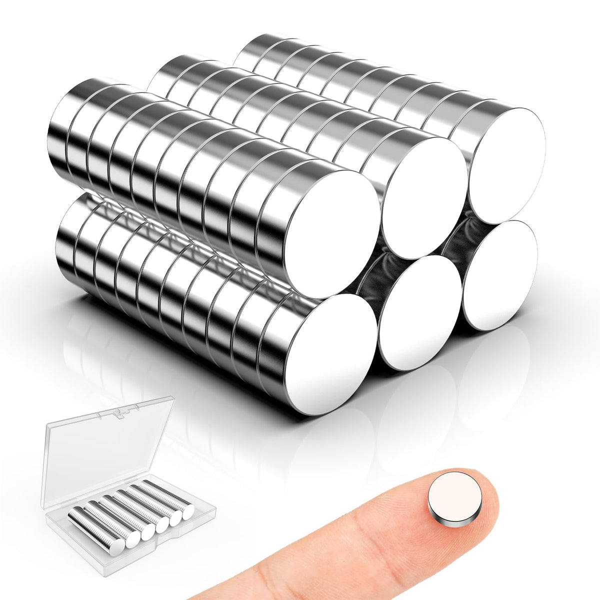 Magnets for Crafts, 5x2mm Small Round Magnetic 250 Pack