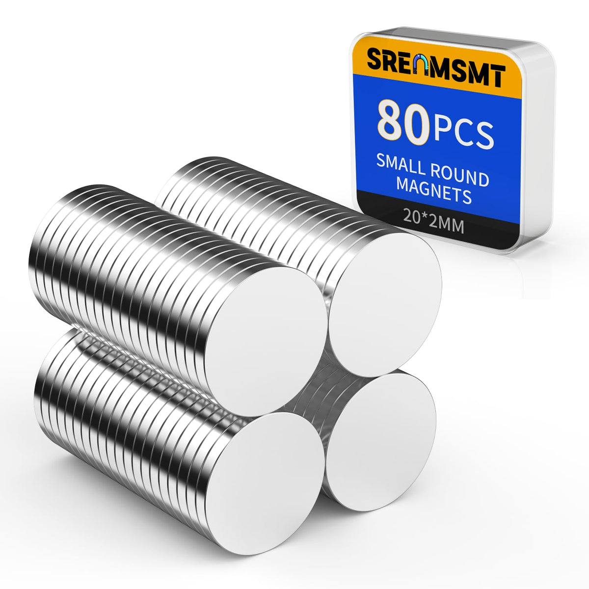 Small Magnets, 7 Sizes Neodymium Magnets for Crafts, 290 Pack