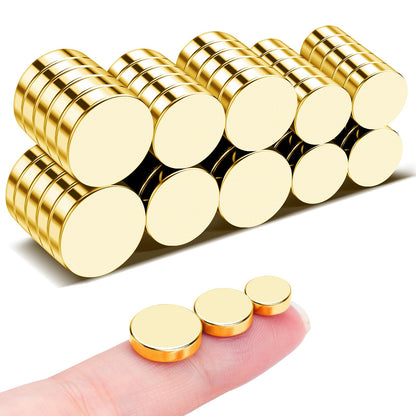 50 Pcs Neodymium Magnets, 10x3mm Tiny Round Disc Refrigerator Magnets