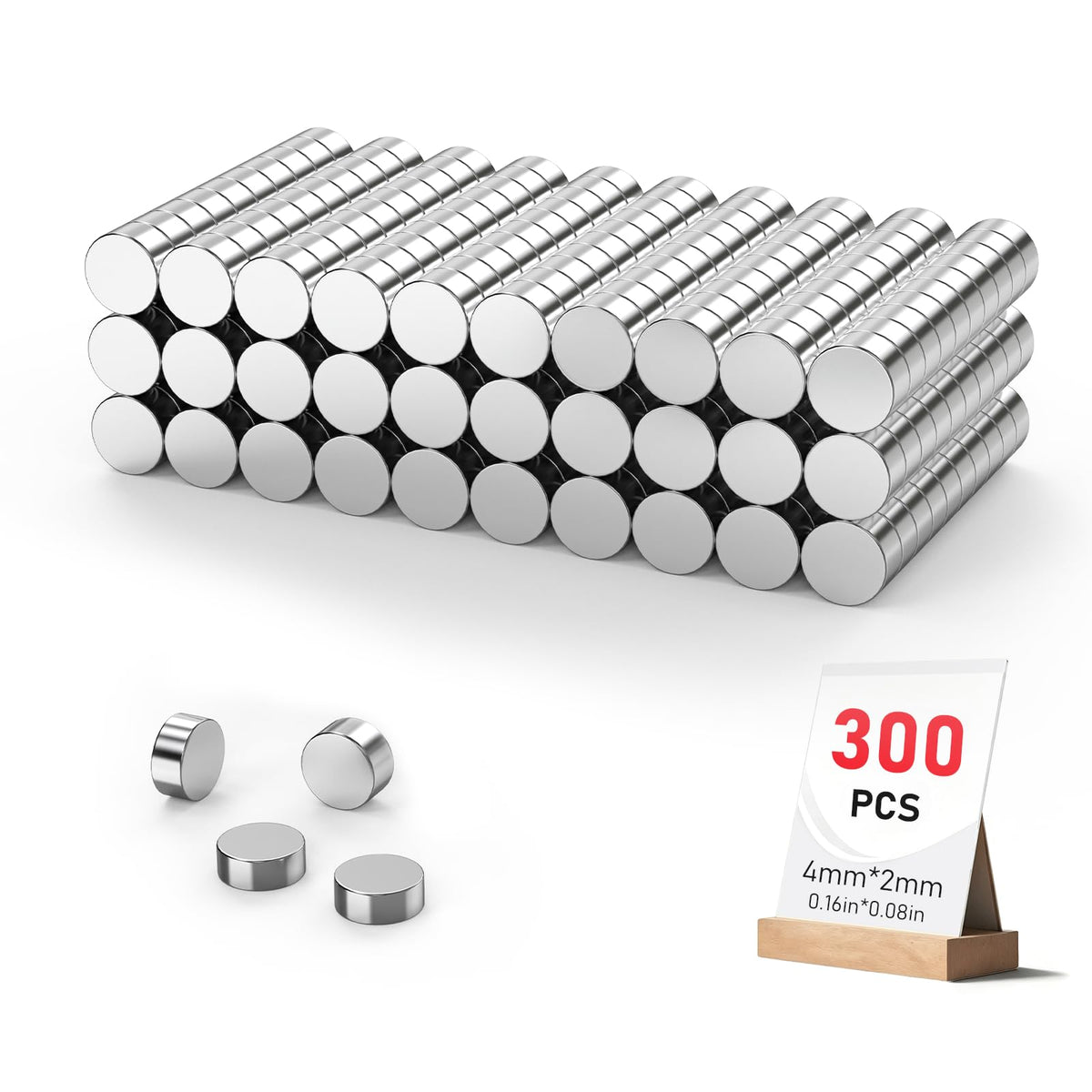 350Pcs Magnets for 3D Printing, Rare Earth Magnets for Crafts