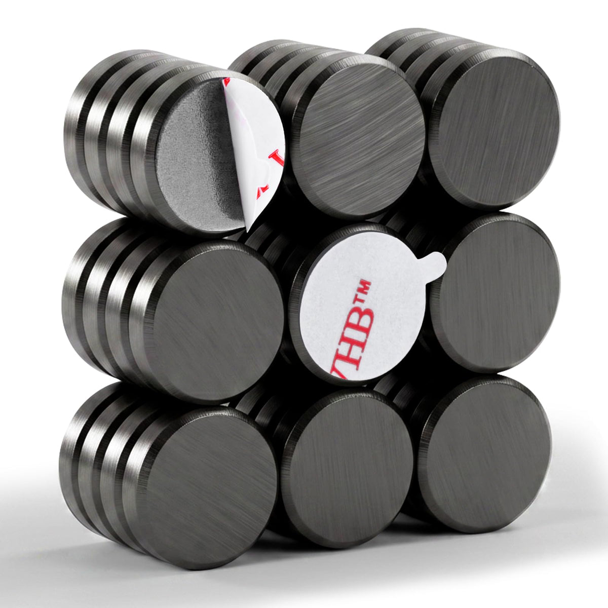 DIYMAG Strong Adhesive Magnets, 90pcs 0.7x0.12in Fridge Magnet