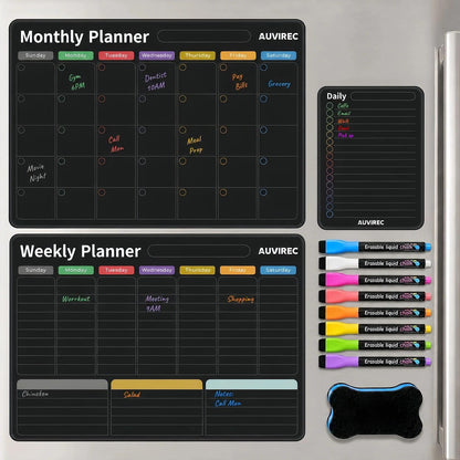 Magnetic Calendar for Refrigerator, Dry Erase Fridge Calendar