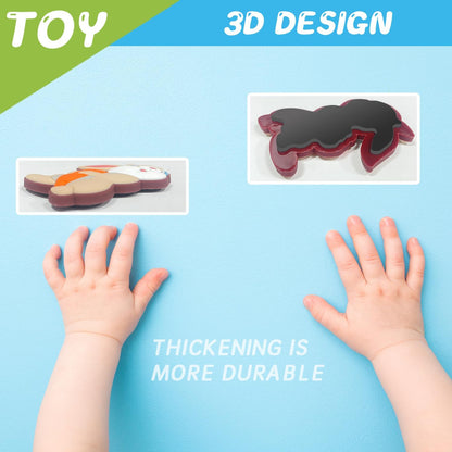 Fridge Magnets for Toddlers Farm Animals, Full Back Magnetic Animals