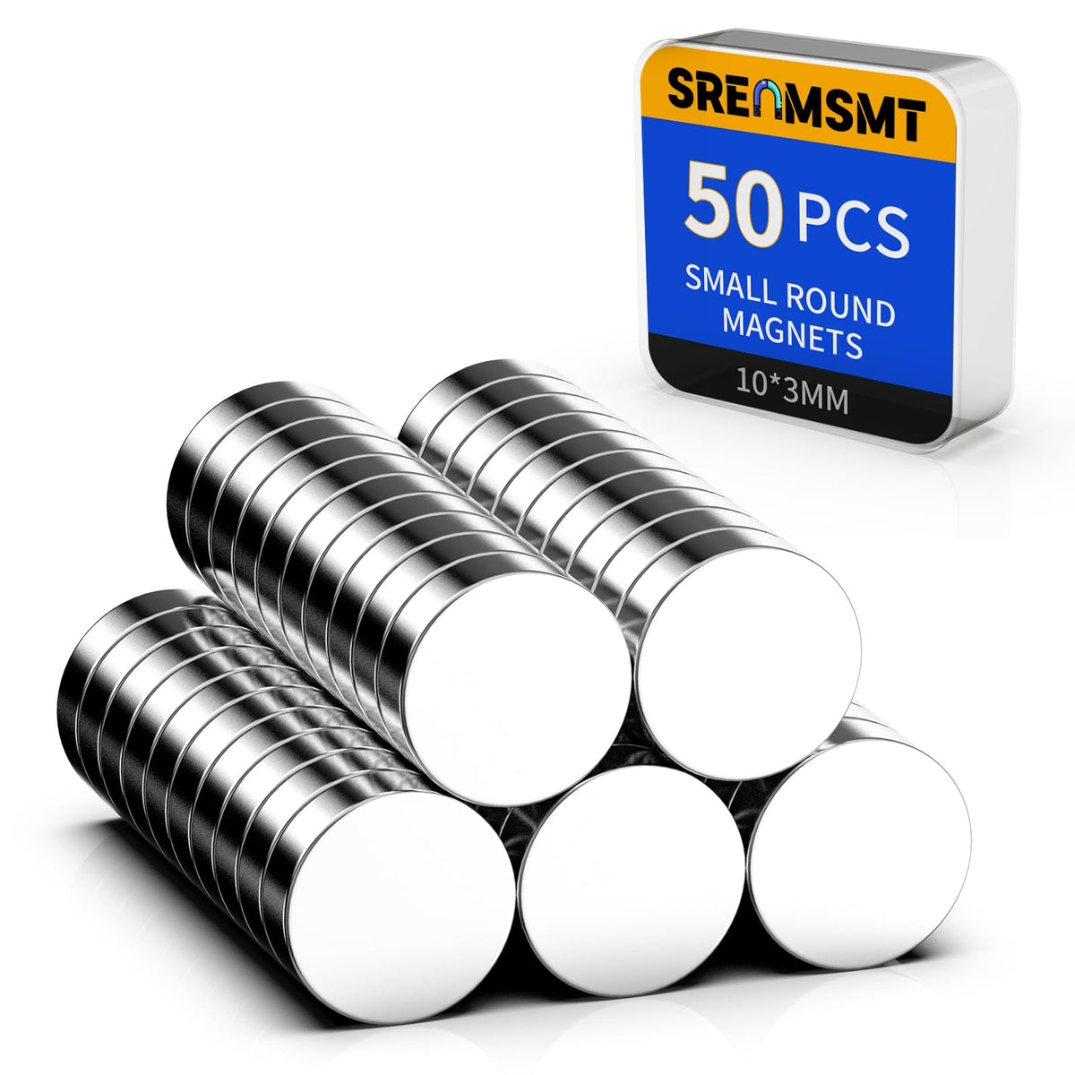 Small Magnets, 7 Sizes Neodymium Magnets for Crafts, 290 Pack