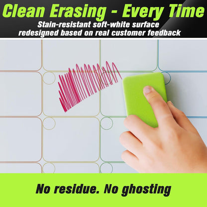 Magnetic Calendar for Refrigerator Dry Erase Fridge Magnet Planner 16.9x13