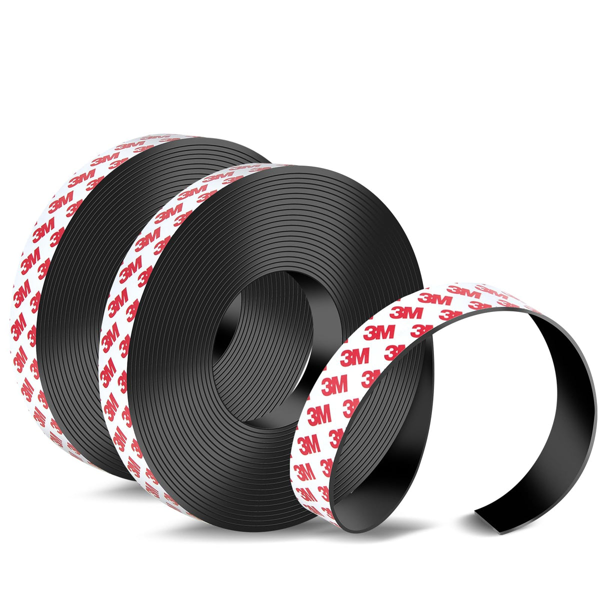 DTLHCNCT Strong Adhesive Magnetic Tape Strip Roll, 1" x 10ft