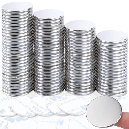 MIN CI 100 Pcs Strong Round Small Rare Earth Magnets, Mini Refrigerator Neodymium Disc Magnet for Whiteboard Locker Fridge DIY Crafts Dry Erase Board Cabinets